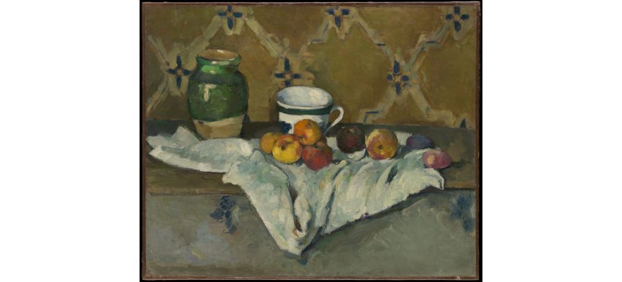 Still Life with Jar, Cup, and Apples
ca. 1877