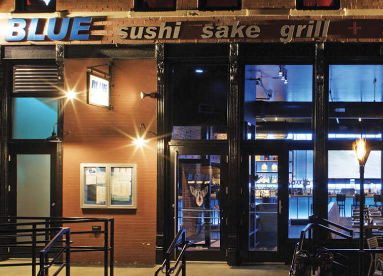 Blue Sushis downtown location. 
