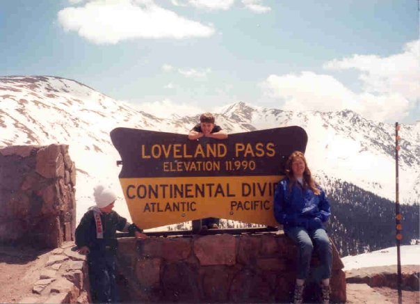Amber Straka, Ben Matzke, Daniel Matzke (Loveland Pass, CO) c. 1997 
