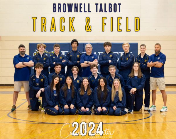 Here shows the 2024 track team of Brownell Talbot