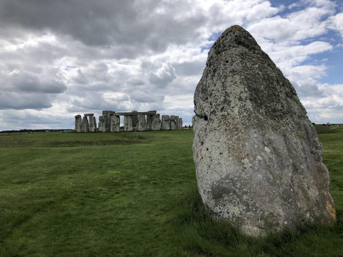 The Heel Stone at Stonehenge, one of the best-known sites where solstices were celebrated by Neolithic humans.