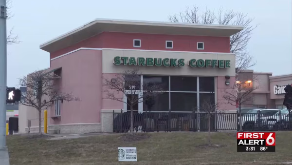 A picture taken by news broadcast First Alert 6.